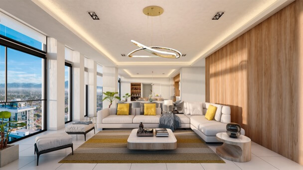 Departamentos con acabados de lujo en la Zona Hotelera